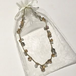 Sand and Sea Necklace gold tones